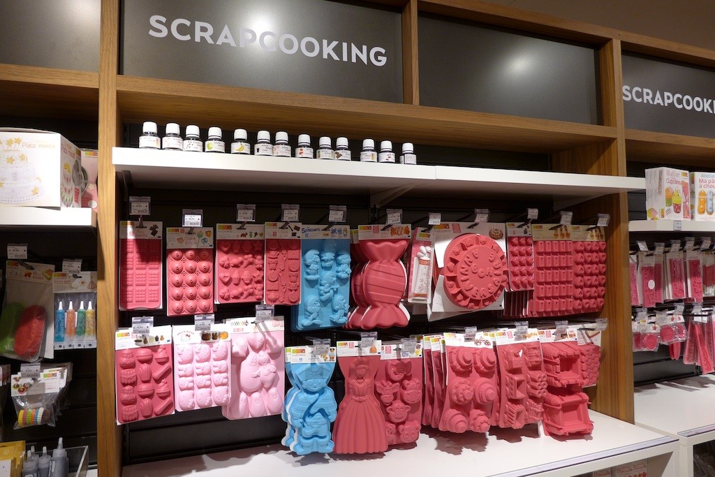 Scrapcooking display at the BHV Marais