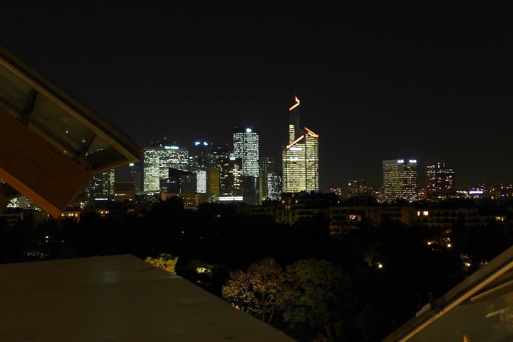 Paris La Defense from the terrace