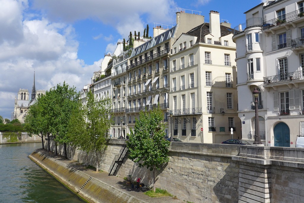 Ile saint louis Paris-quai Orleans