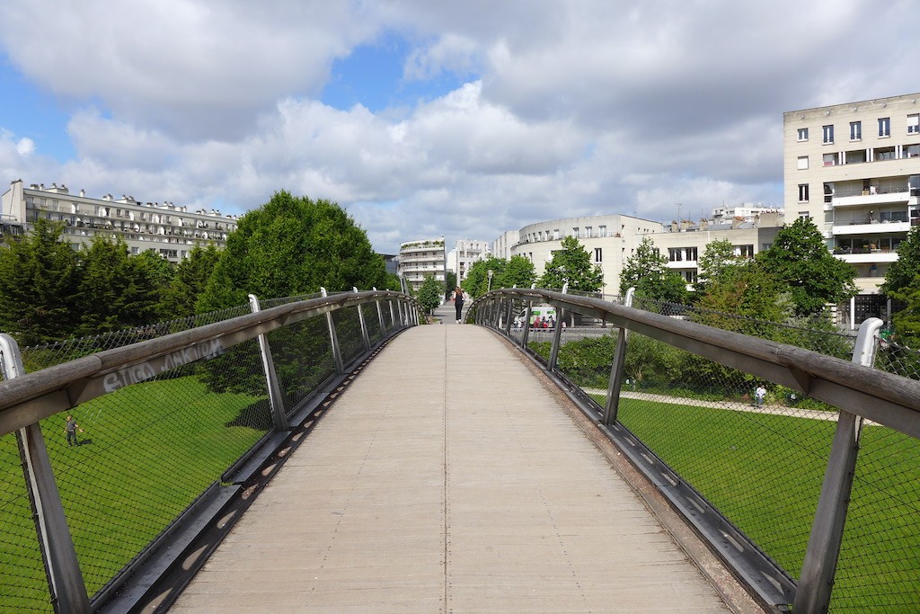 Promenade plantee - Paris - Passerelle de Reuilly