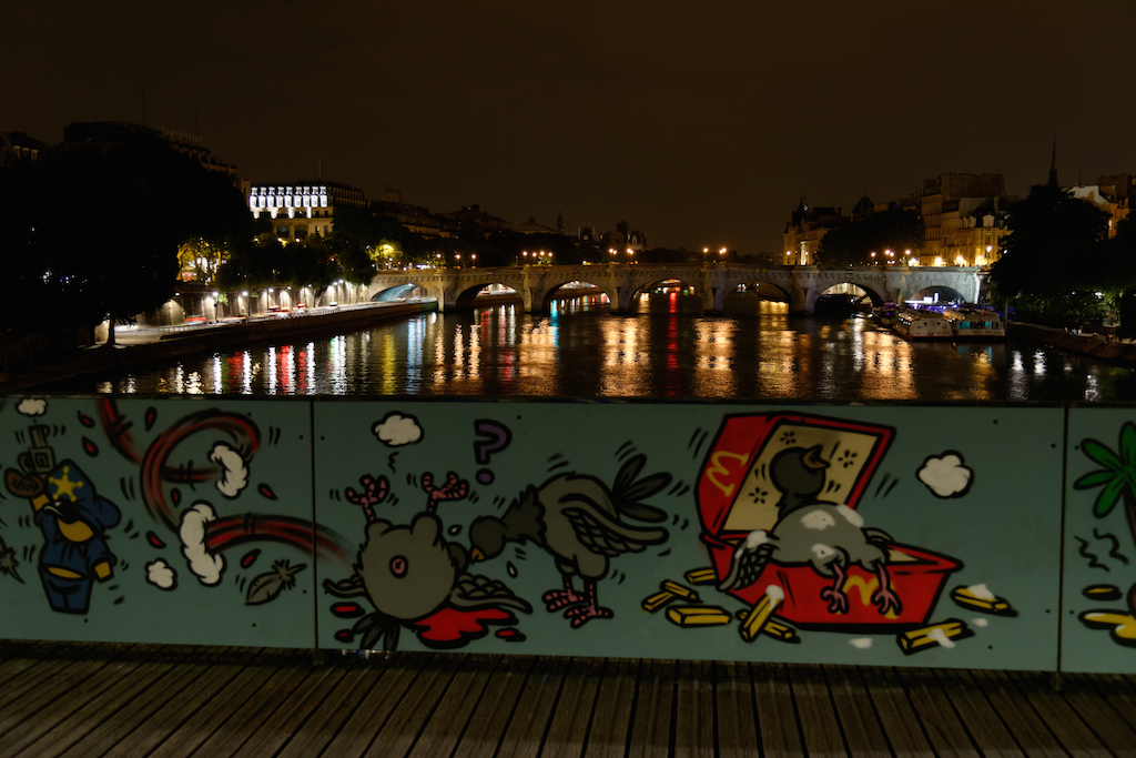 A Walk Across The Pont des Arts, Paris 