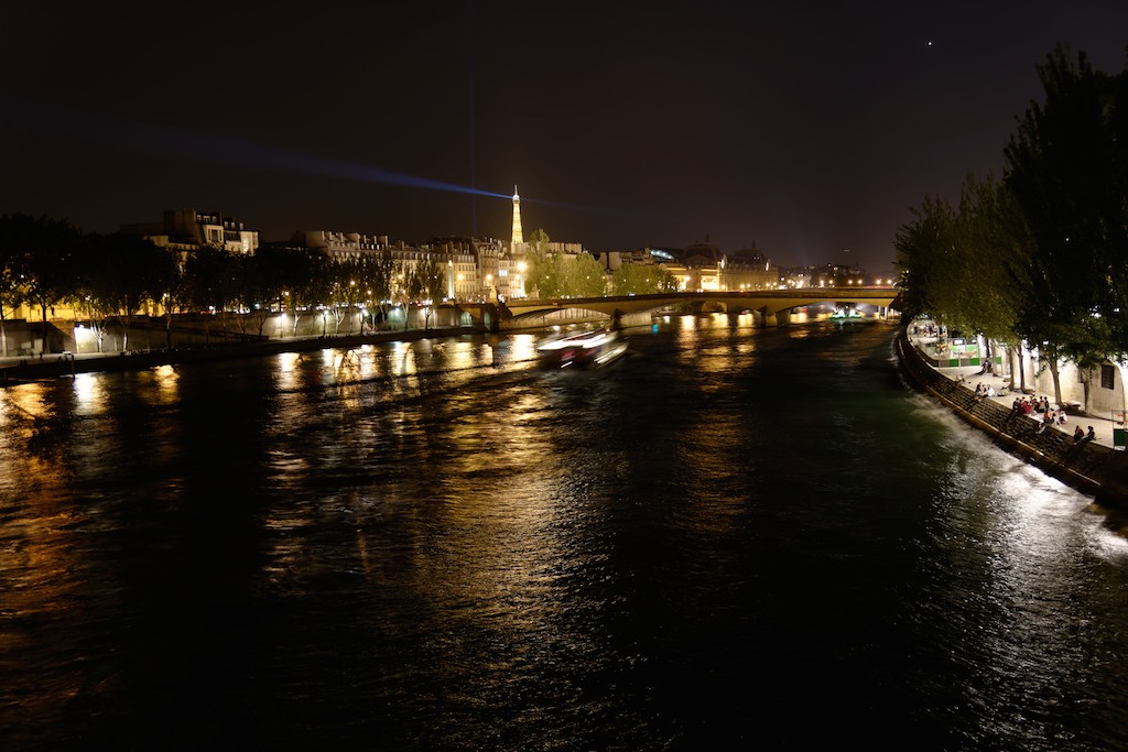 Pont des arts-Paris-View on the Eiffel Tower and Orsay museum
