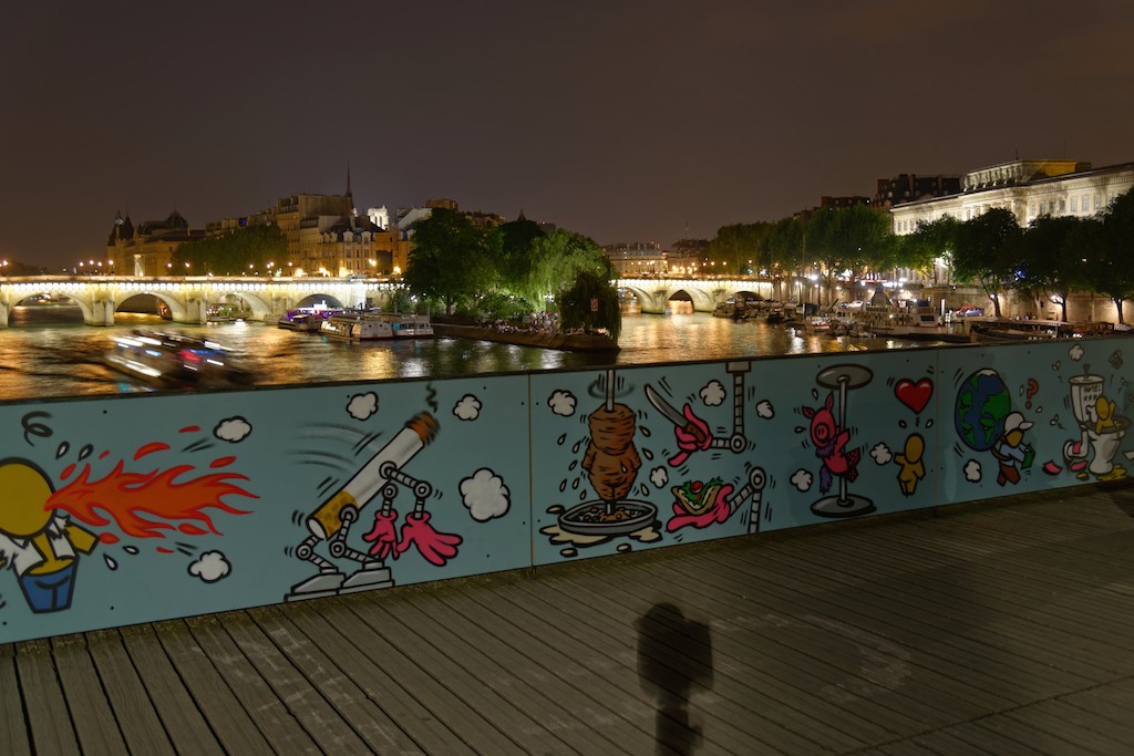 A Walk Across The Pont des Arts, Paris 