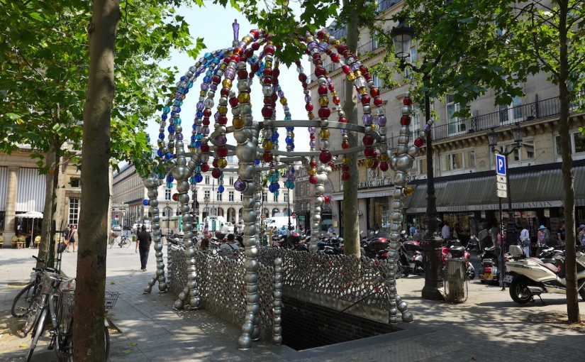 Entrance of the Metro Palais Royal - Paris