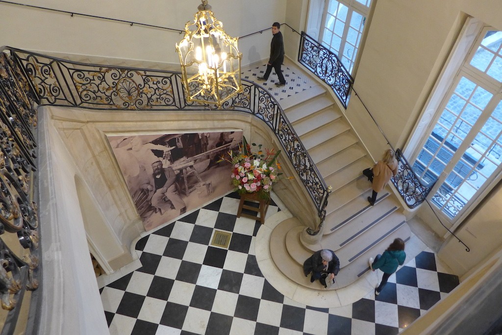 Musée Rodin-Paris-The stairs of the Hotel Biron