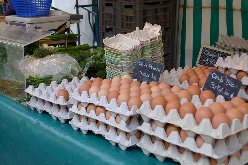 Marche Monge Paris-eggs and herbs