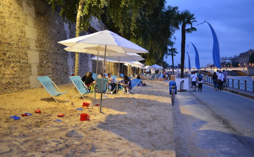 Paris Plages by Night: So Romantic!