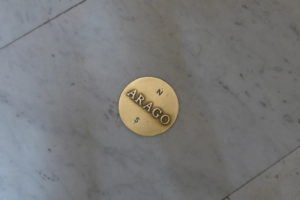 Musée du Louvre - Arago medallion - Staircase of the Wing vVctory of Samothrace