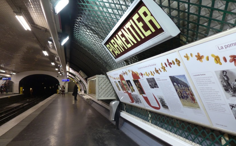 Metro Parmentier Paris